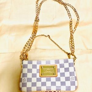 **SOLD** Louis Vuitton Pochette Damier Azur